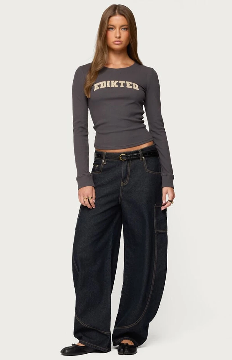 Edikted Essential Ribbed T-Shirt