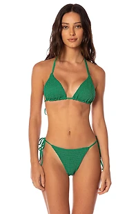 Maaji Sunflash Scrunch Reversible Tie Side Bikini Bottom