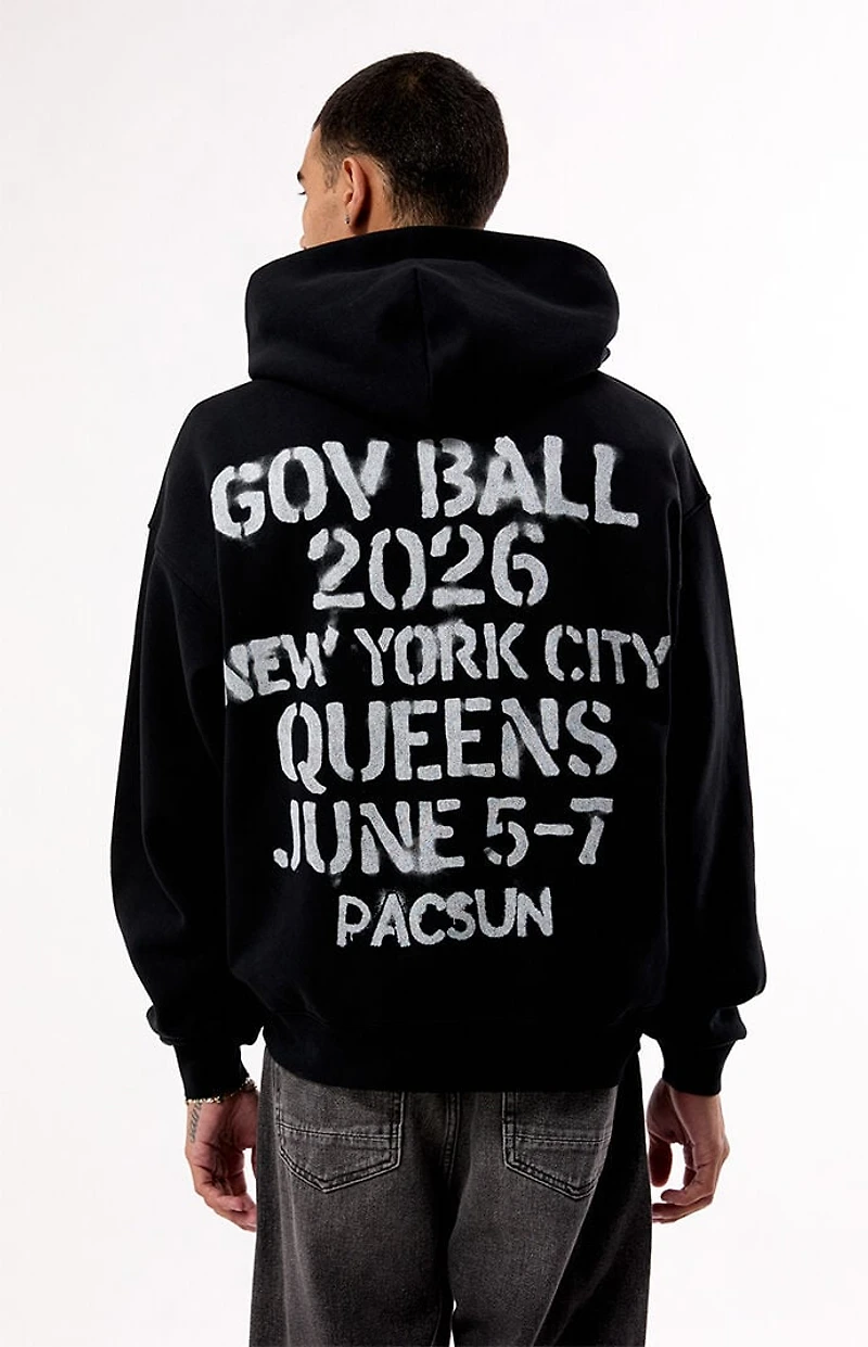 Pacsun x Gov Ball Stencil Hoodie