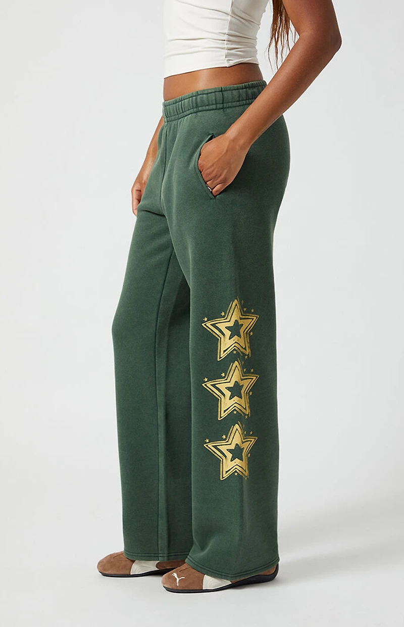 Pacsun Star Vintage Wash Baggy Sweatpants