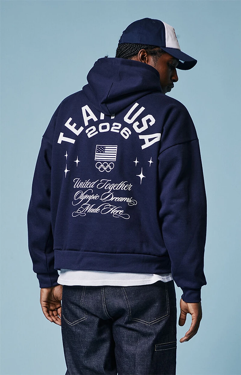 Olympics Navy Milano Cortina Team USA Dreams Hoodie