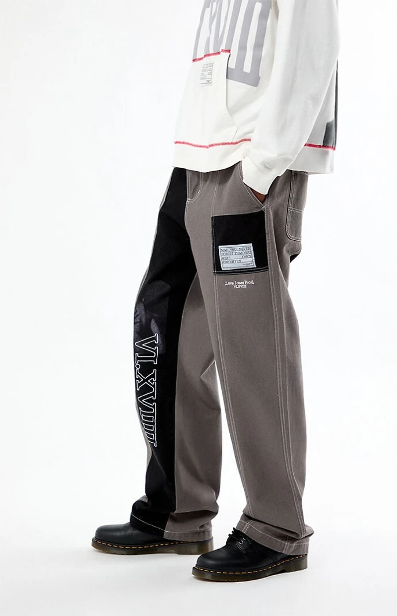 LOVE JONES BY HENRY Tonal Work Pants