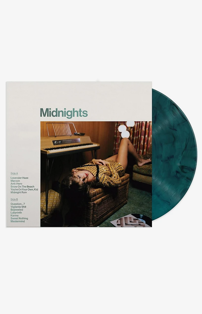 Taylor Swift Midnights (Jade Green Edition) Vinyl Record