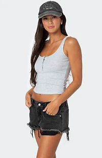 Edikted Tiana Henley Tank Top