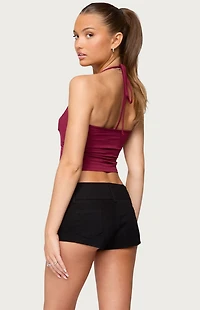Edikted Ayana Layered Bandeau Halter Top