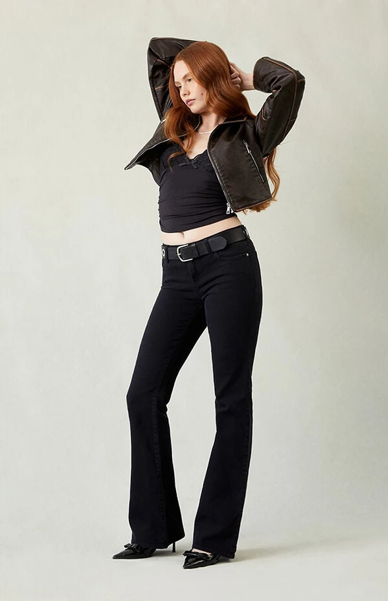 Pacsun Jade Low Rise Bootcut Jeans Stretch Black