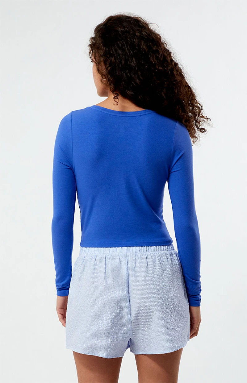 Est. PAC 1980 Molly Scoop Long Sleeve Top