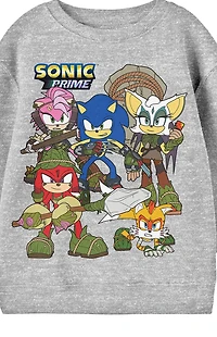 Kids Sonic Prime Crew Neck Sweatshirt