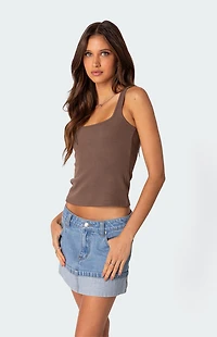 Edikted Square Neck Tank Top