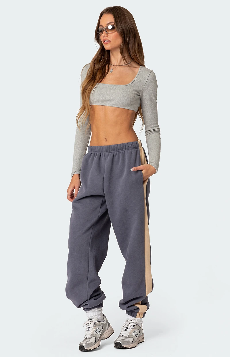 Edikted Routine Ribbed Crop Top