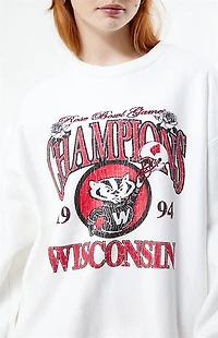 Champion x Rose Bowl Wisconsin Crew Neck Sweatshirt