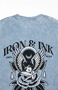 Iron & Ink Tatted Angel Boxy Oversized T-Shirt
