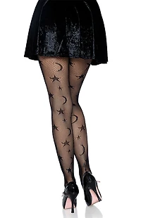 Leg Avenue Costume Celestial Fishnet Tights