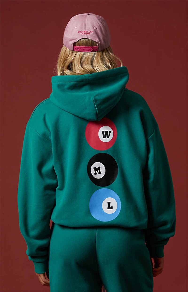 WISH ME LUCK Billiards League Oversized Hoodie
