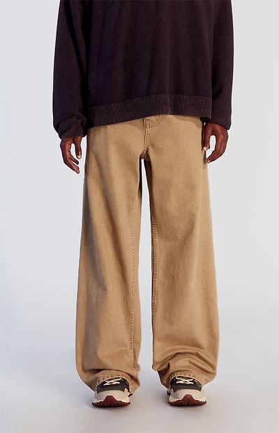 Pacsun Blake Extreme Baggy Jeans Carpenter Tan