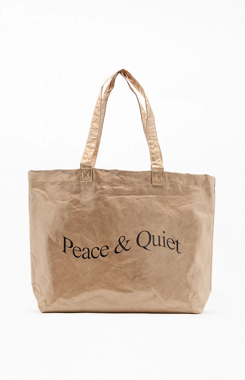 MUSEUM OF PEACE & QUIET Wordmark PVC Tote Bag