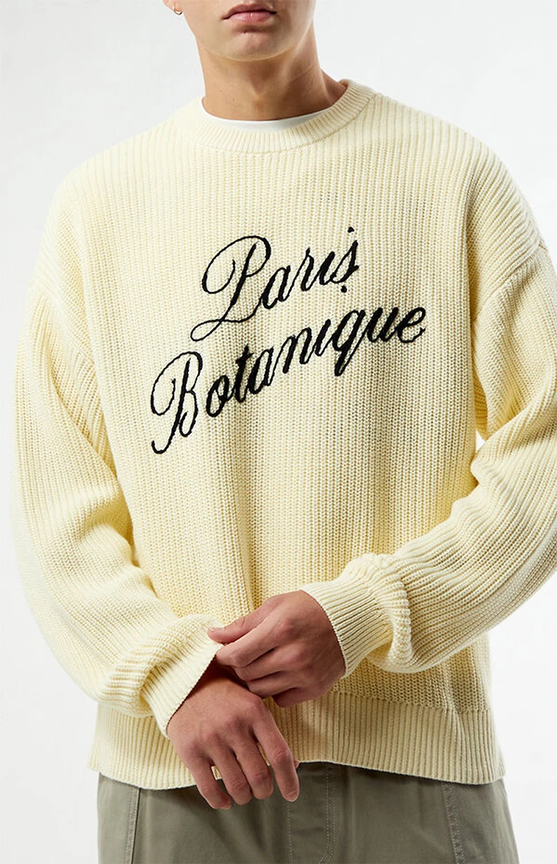 Pacsun Paris Ribbed Knit Crew Neck Sweater