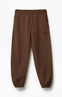 A.R.C. Brown Heavyweight Fleece Jogger Sweatpants