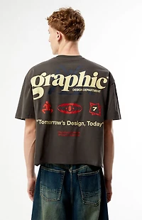 Pacsun Graphic Cropped Boxy T-Shirt