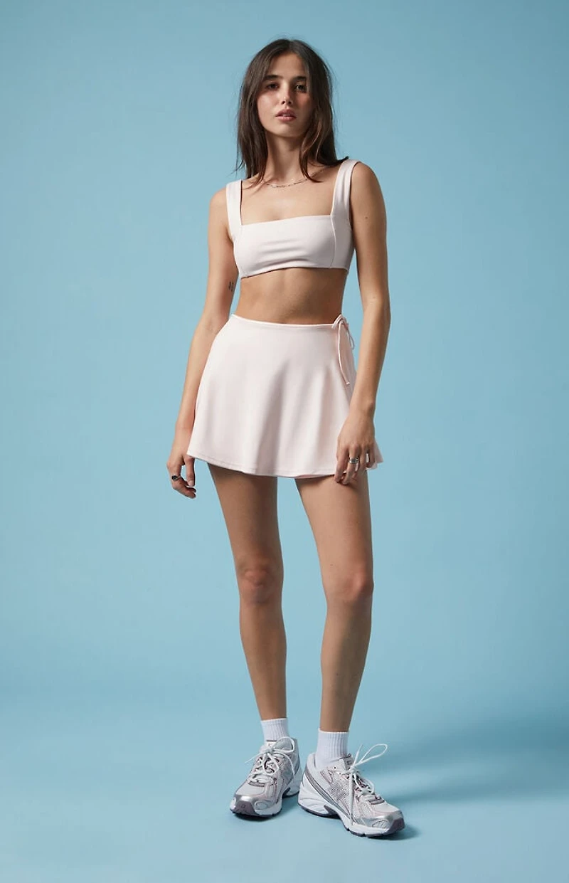 PAC 1980 WHISPER Pink Bandage Sports Bra