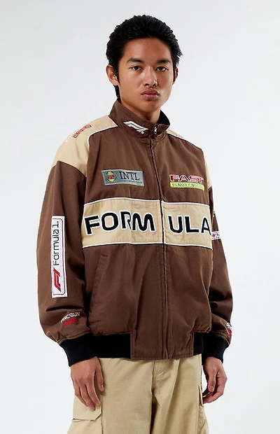 Formula 1 x PacSun Brown Pole Position Jacket