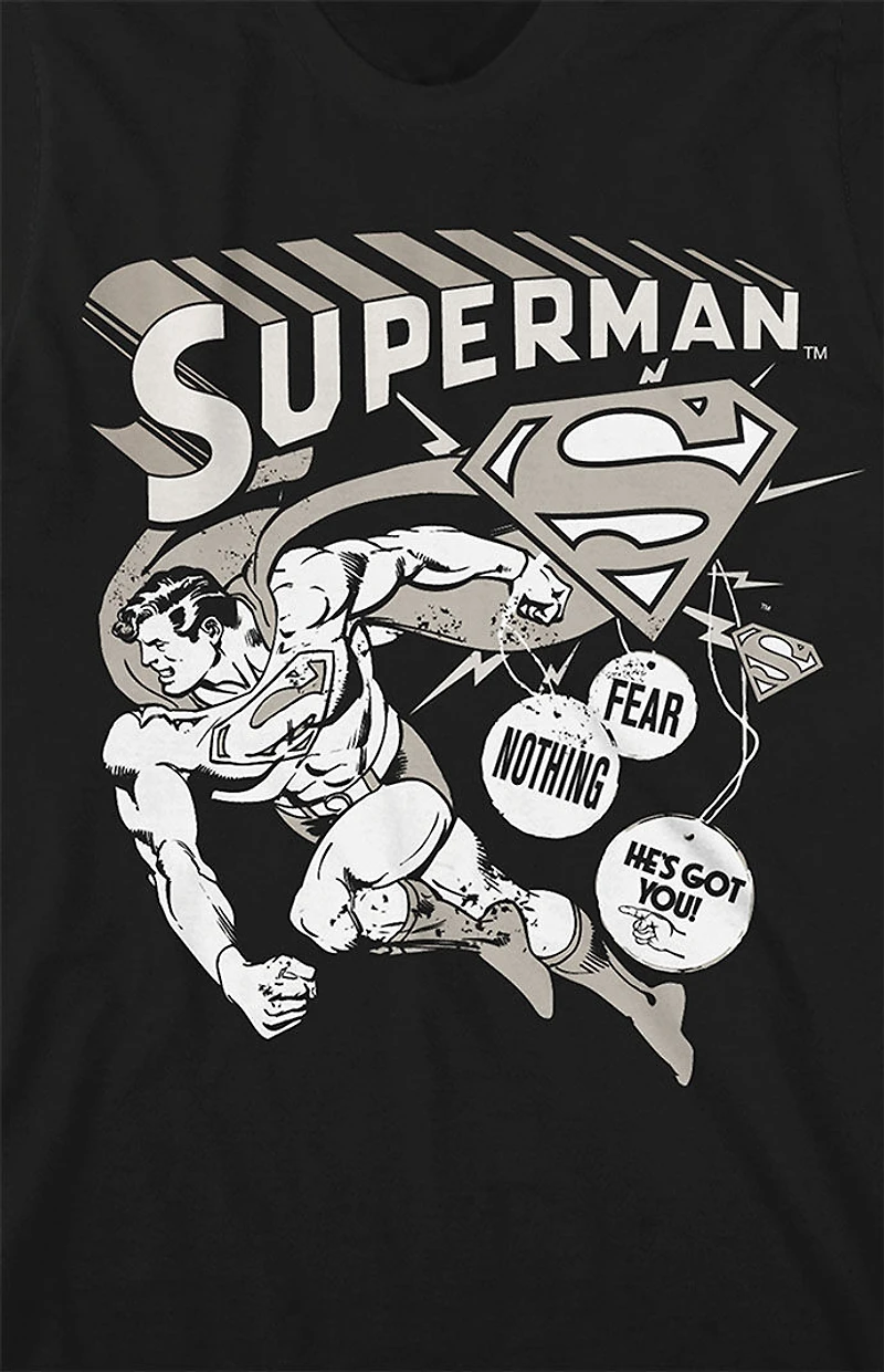 Kids Superman Comic Art T-Shirt