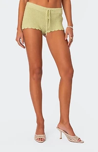 Edikted Danika Crochet Shorts