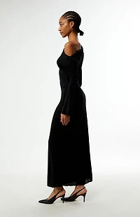 MINKPINK Maren Jeweled Asymmetrical Maxi Dress