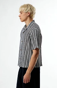 Pacsun Striped Whirl Weave Camp Shirt