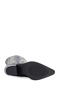 AZALEA WANG Women's Kess Over The Knee Western Boots