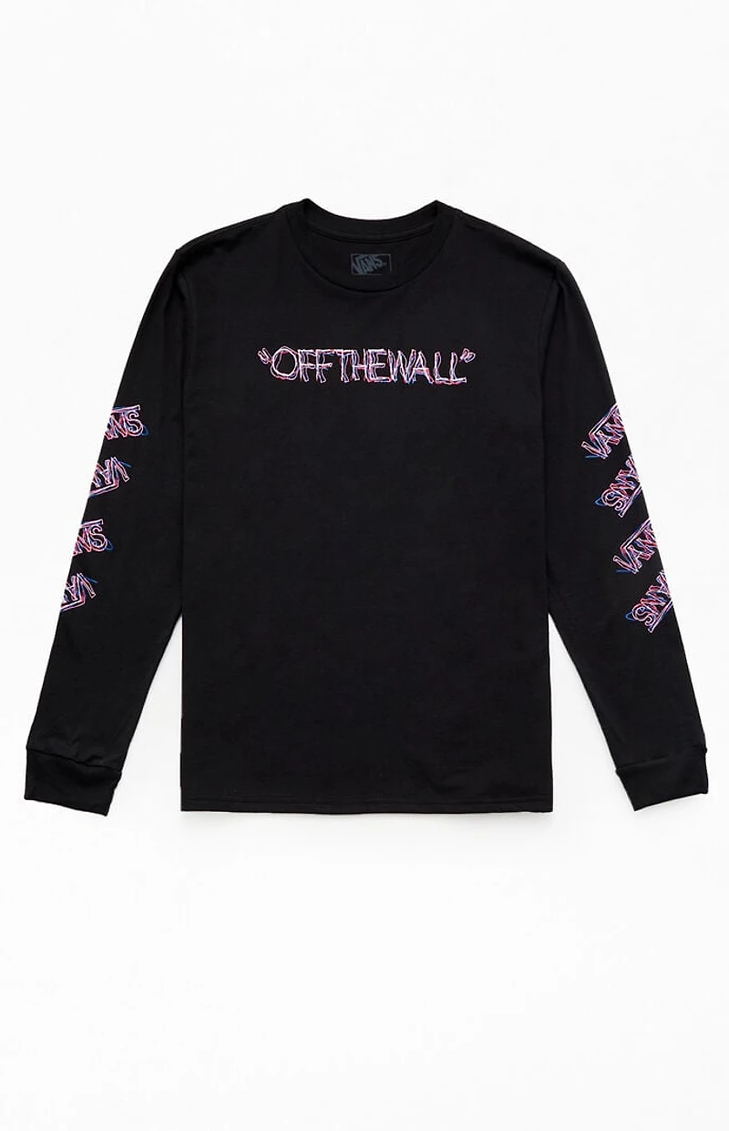 Vans Kids Scribbled Past Long Sleeve T-Shirt