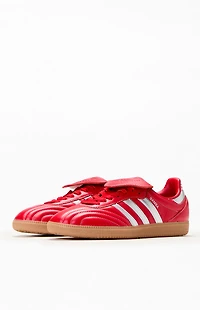 adidas Women's Red Samba Long Tongue Sneakers