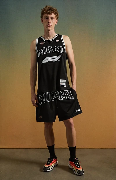 Formula 1 x Pacsun Miami Mesh Basketball Shorts