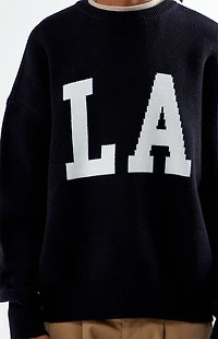 Pacsun Black Los Angeles Crew Neck Sweater