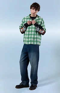 Pacsun Dylan Baggy Jeans Dark Indigo Wash
