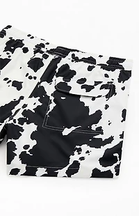 Duvin Design Cow 4.5" Swim Trunks