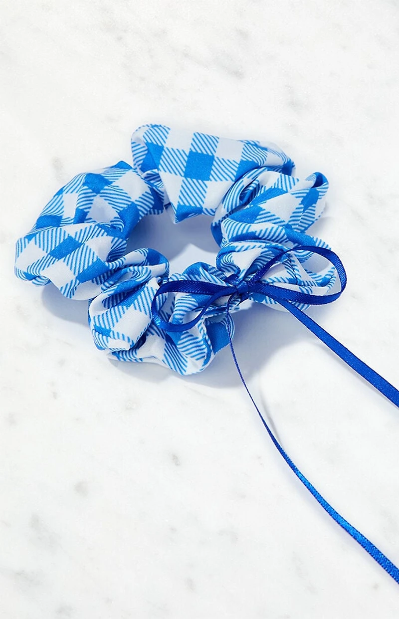 Pacsun Gingham Bow Hair Scrunchie
