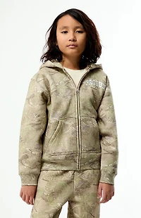 Pacsun Kids Camo Full Zip Hoodie