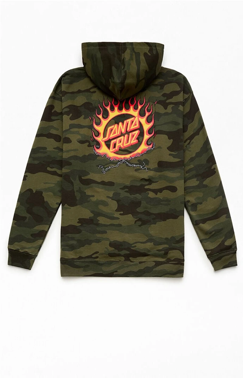 Santa Cruz Kids Camo Forging Dot Hoodie