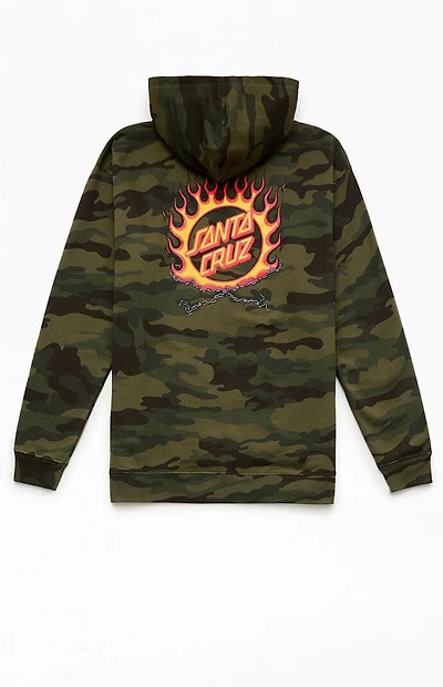 Santa Cruz Kids Camo Forging Dot Hoodie