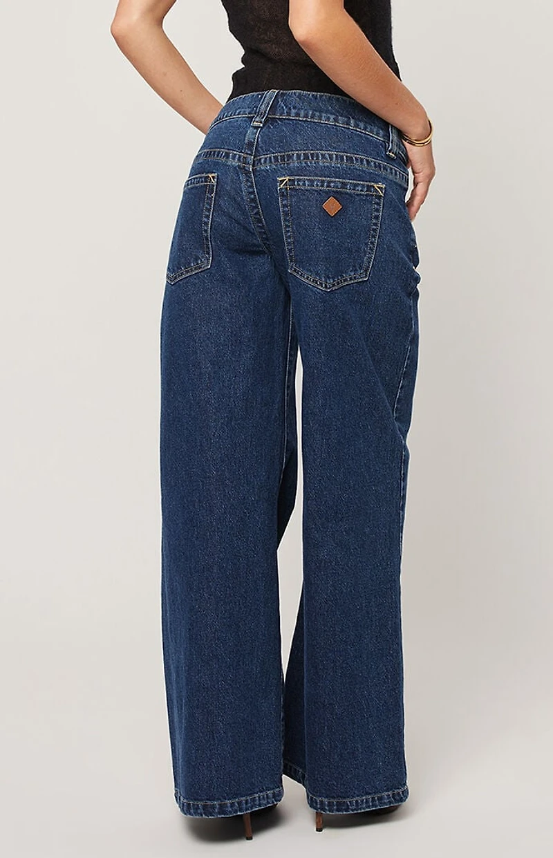ABRAND 00 Tara Super Low Wide Leg Jeans