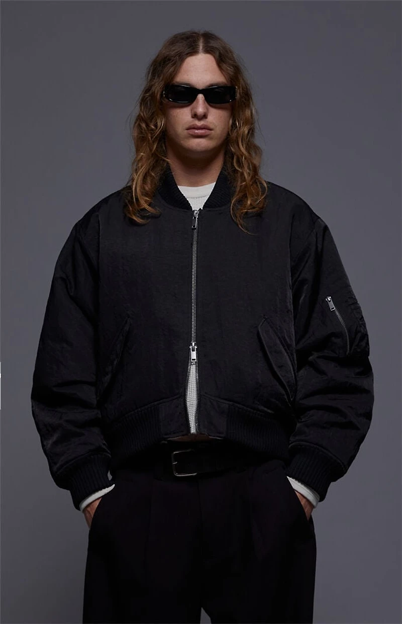 FIELD OF STUDY by Pacsun Wave Nylon Bomber Jacket