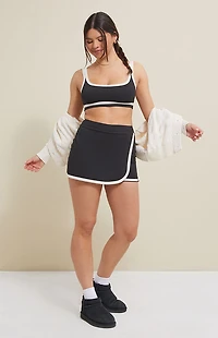 PAC 1980 WHISPER Active Black Paloma Mini Skort