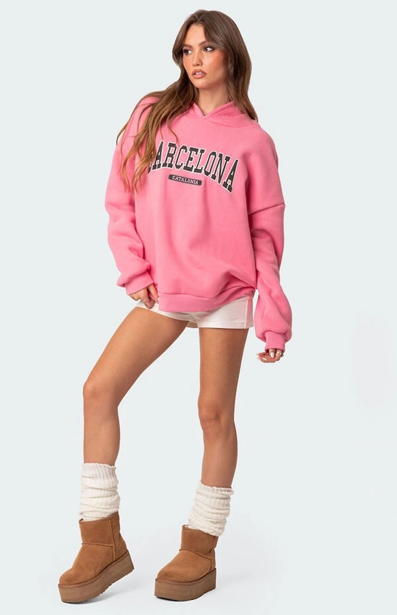 Edikted Barcelona Oversized Hoodie