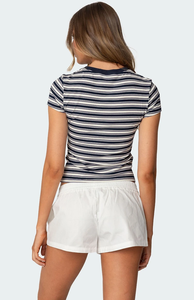 Edikted Arlyn Striped T-Shirt