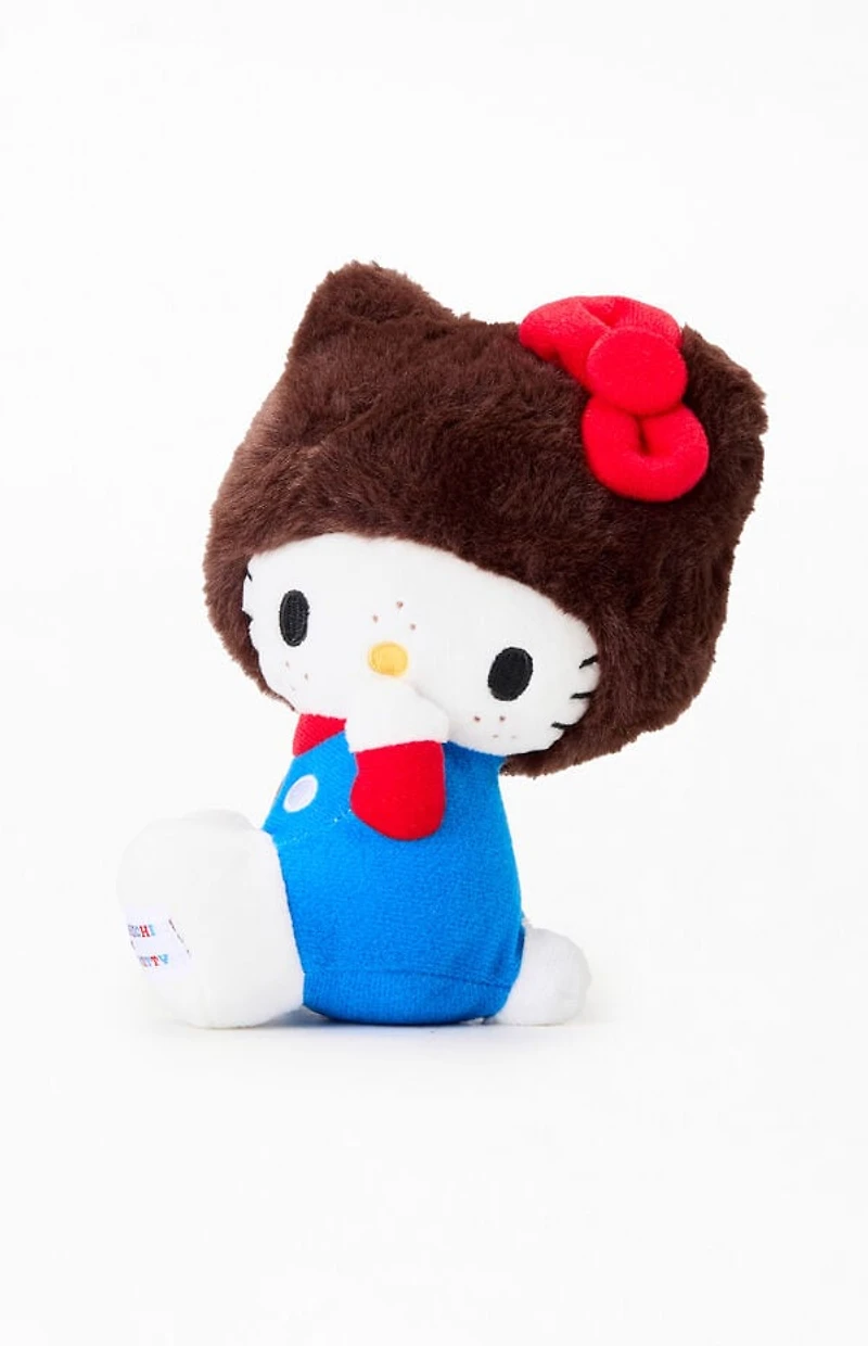 Monchhichi x Hello Kitty Overalls Plush