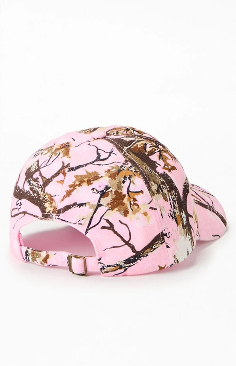 Pacsun Pink Camo Bow Dad Hat