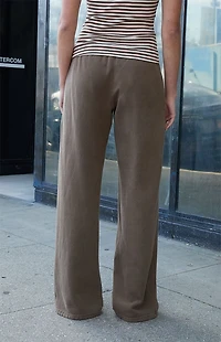 John Galt Brown Anastasia Baggy Sweatpants