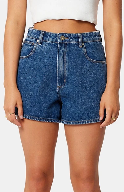 ABRAND Bella High Waisted Venice Denim Shorts