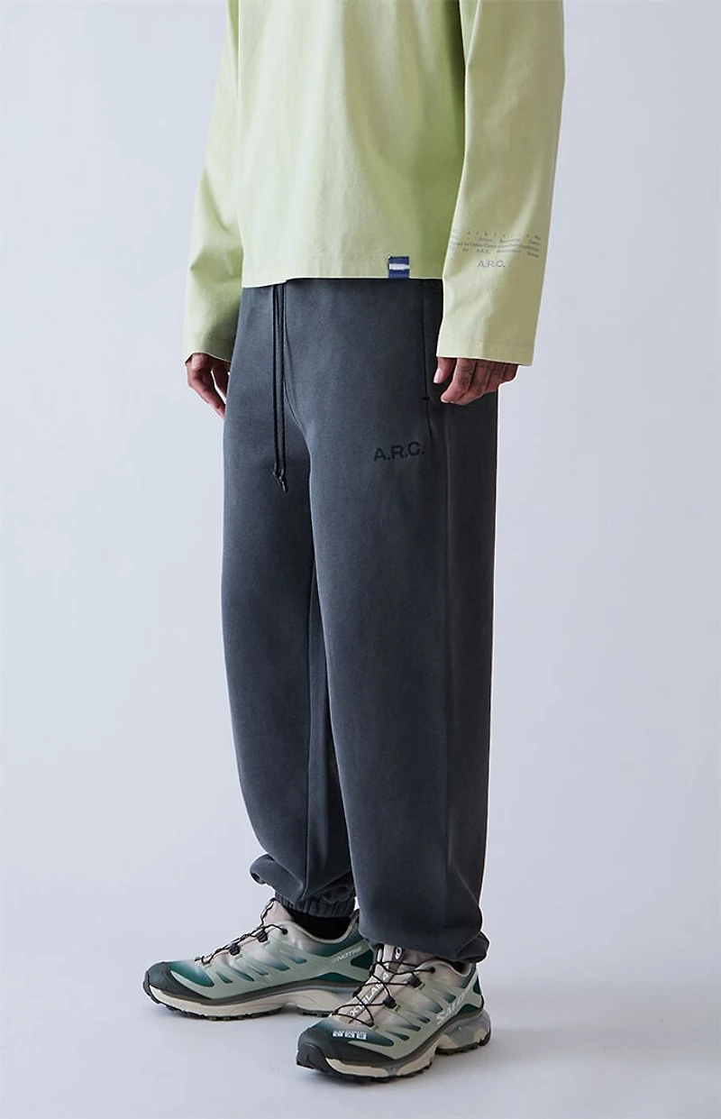 A.R.C. Black Fleece Jogger Sweatpants